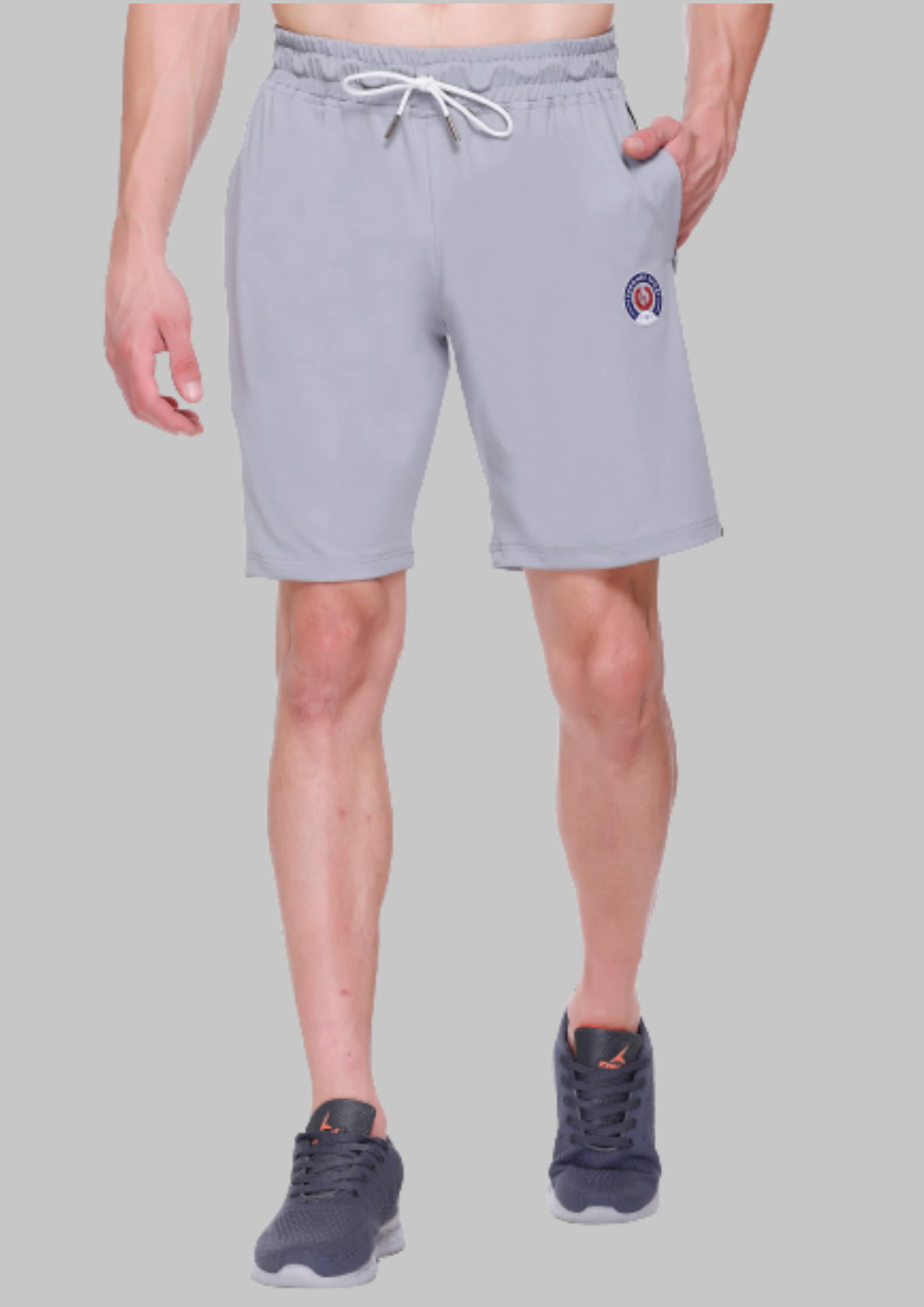 LEEBONEE - Light Grey Polyester Lycra Men's Running Shorts ( Pack of 1 ) LEEBONEE - Light Grey Polyester Lycra Men's Running Shorts ( Pack of 1 )