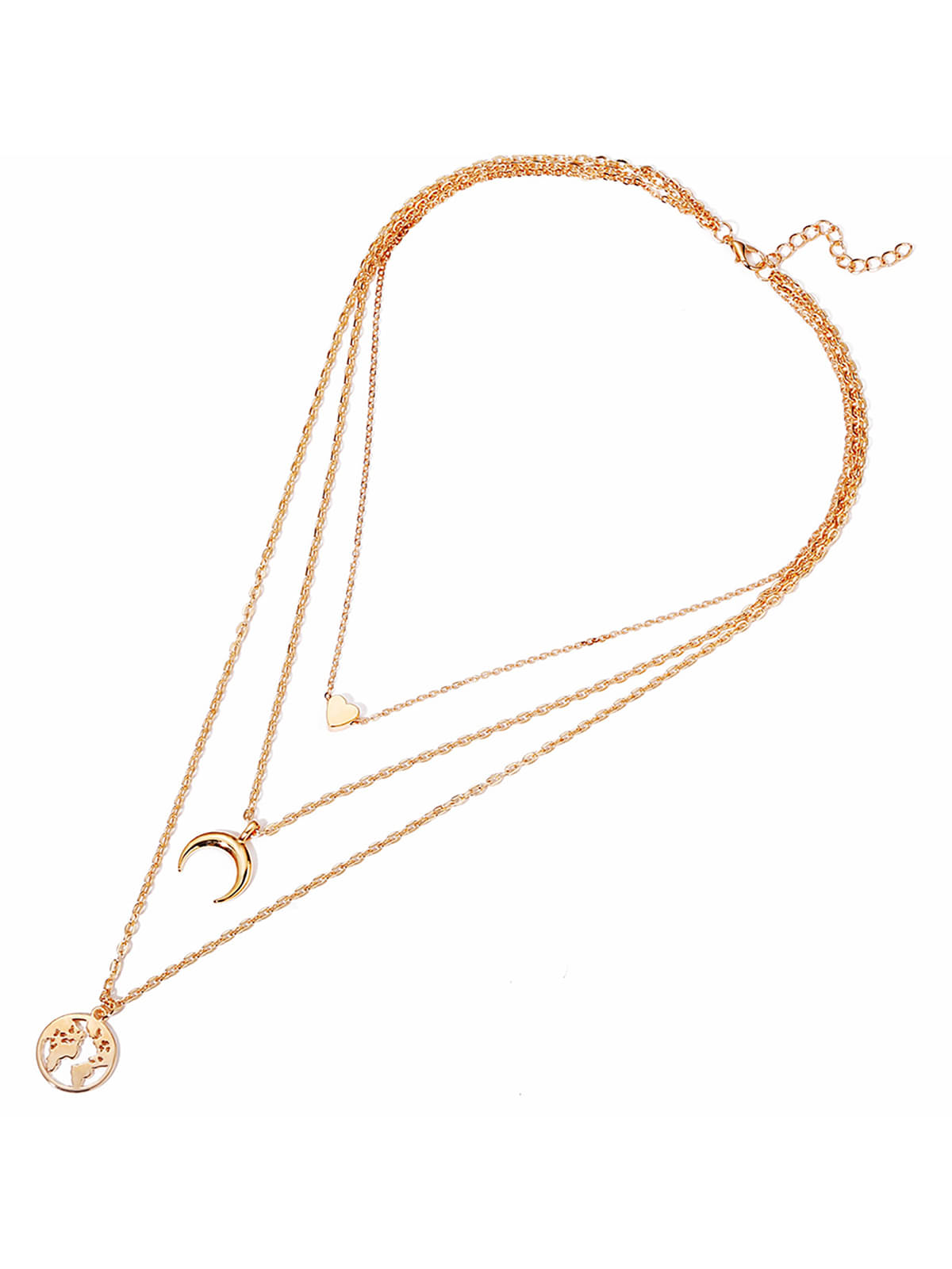     			Scintillare by Sukkhi - Gold Alloy Necklace ( Pack of 1 )