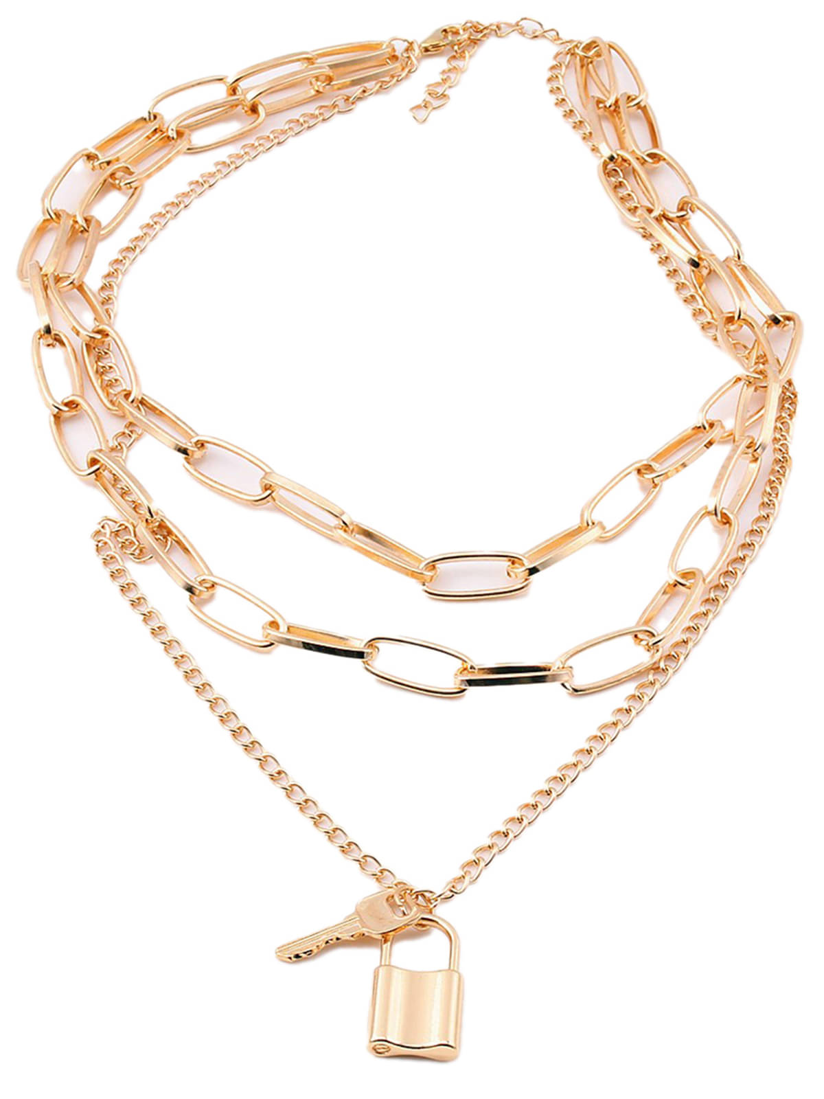     			Scintillare by Sukkhi - Gold Alloy Necklace ( Pack of 1 )