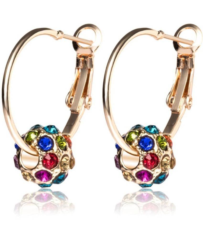     			Scintillare by Sukkhi - Multicolor Hoops Earrings ( Pack of 1 )
