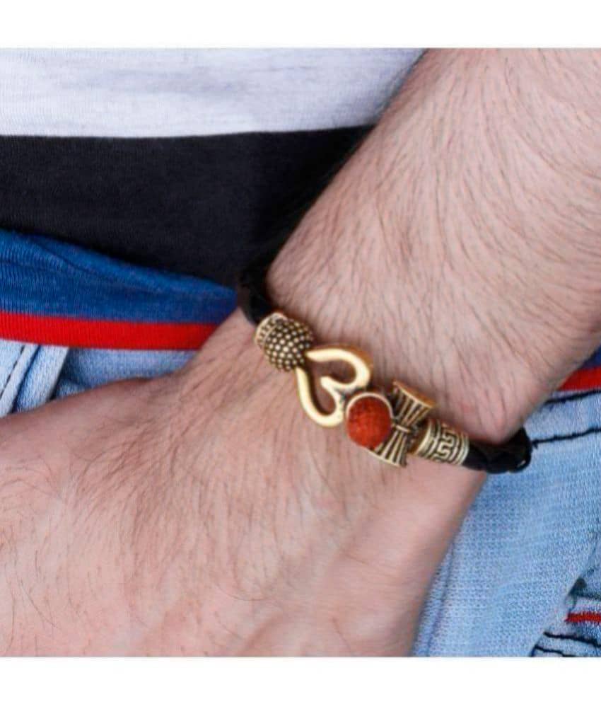 Silver Shine - Black Bracelet ( Pack of 1 ) - Bangles & Bracelets | Buy online on ZillyBuy