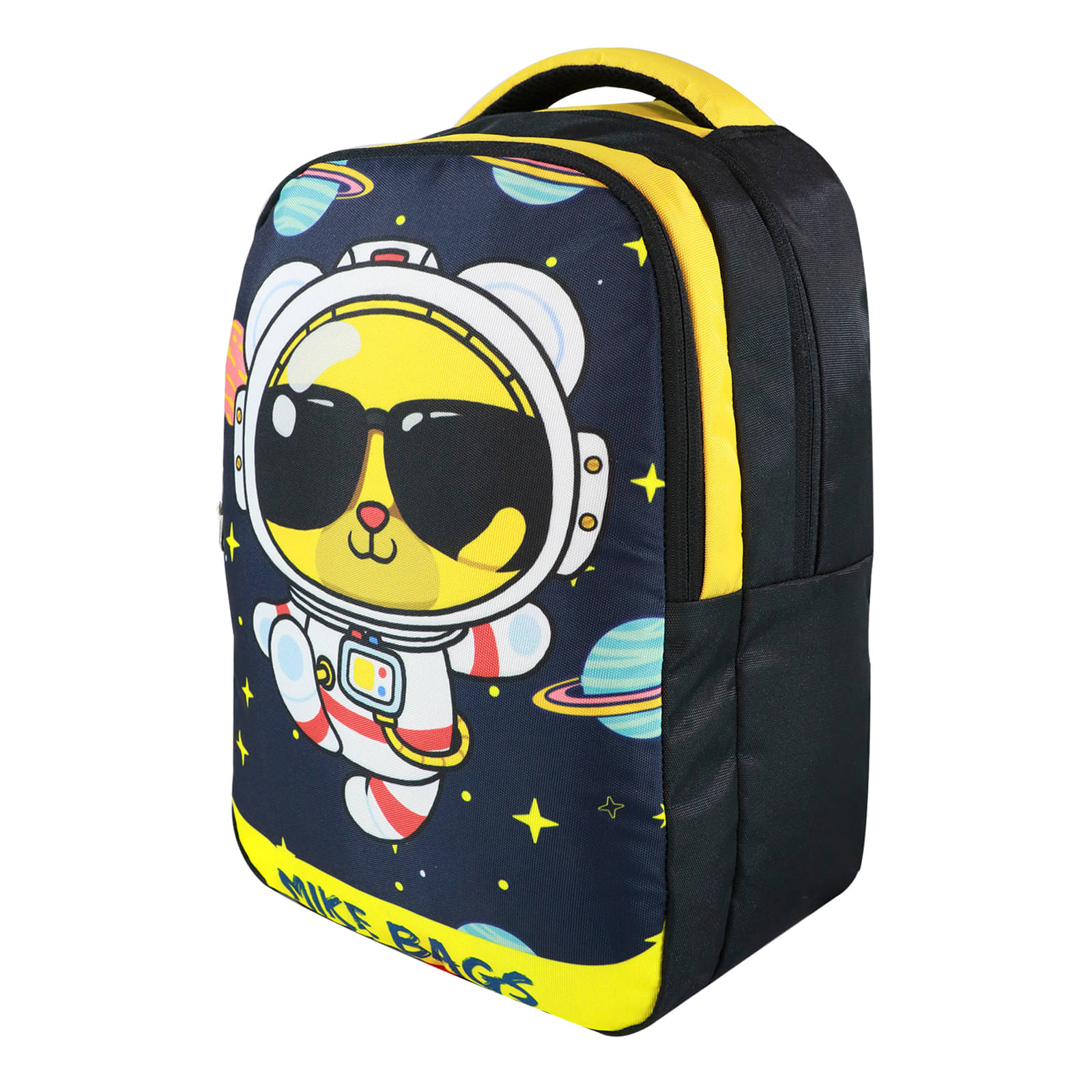     			Smilly Kiddos 25 Ltrs Yellow Polyester College Bag
