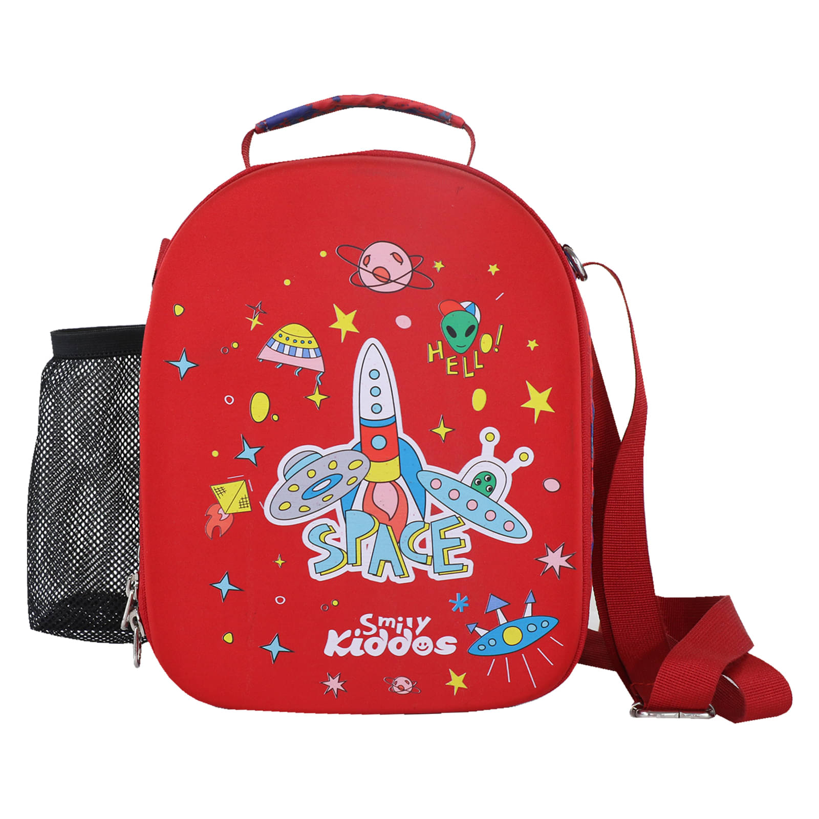     			Smily  kiddos 15 Ltrs Red Polyester College Bag