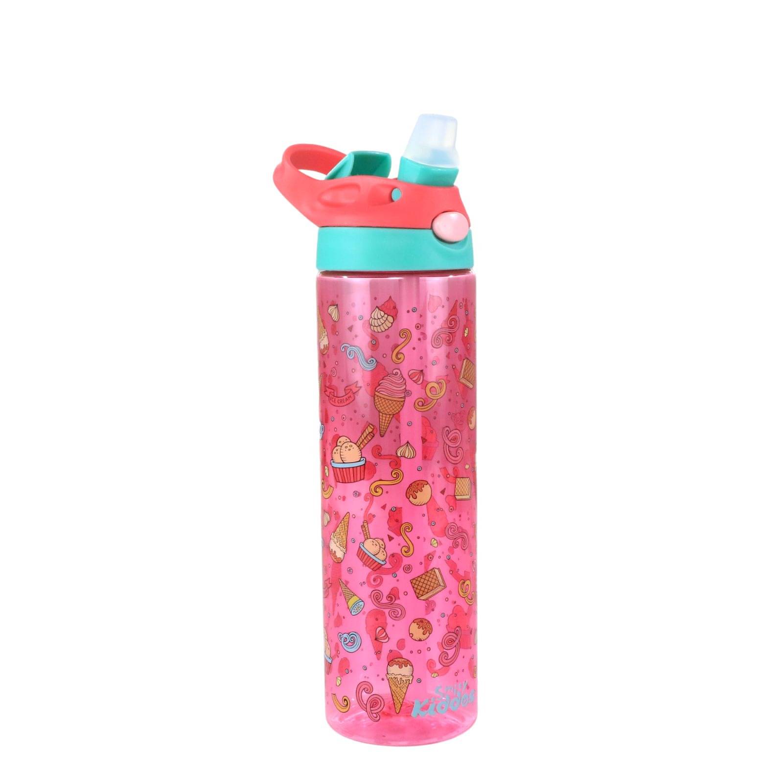     			SmilyKiddos - Sipper bottle 750 ml Pink School Water Bottle 450 mL ( Set of 1 )