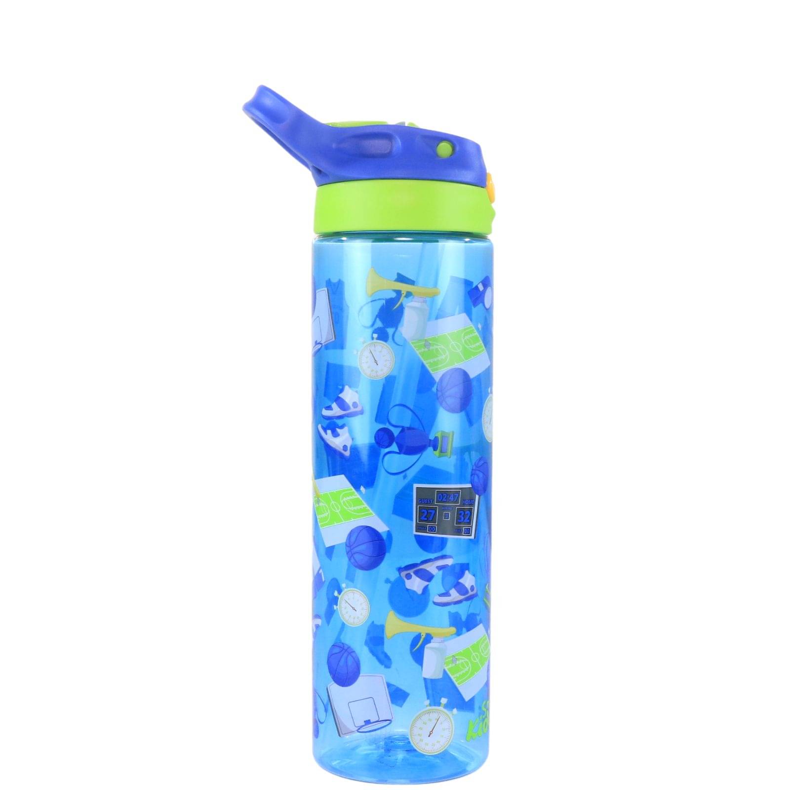     			SmilyKiddos - Sipper bottle 750 ml Blue School Water Bottle 450 mL ( Set of 1 )