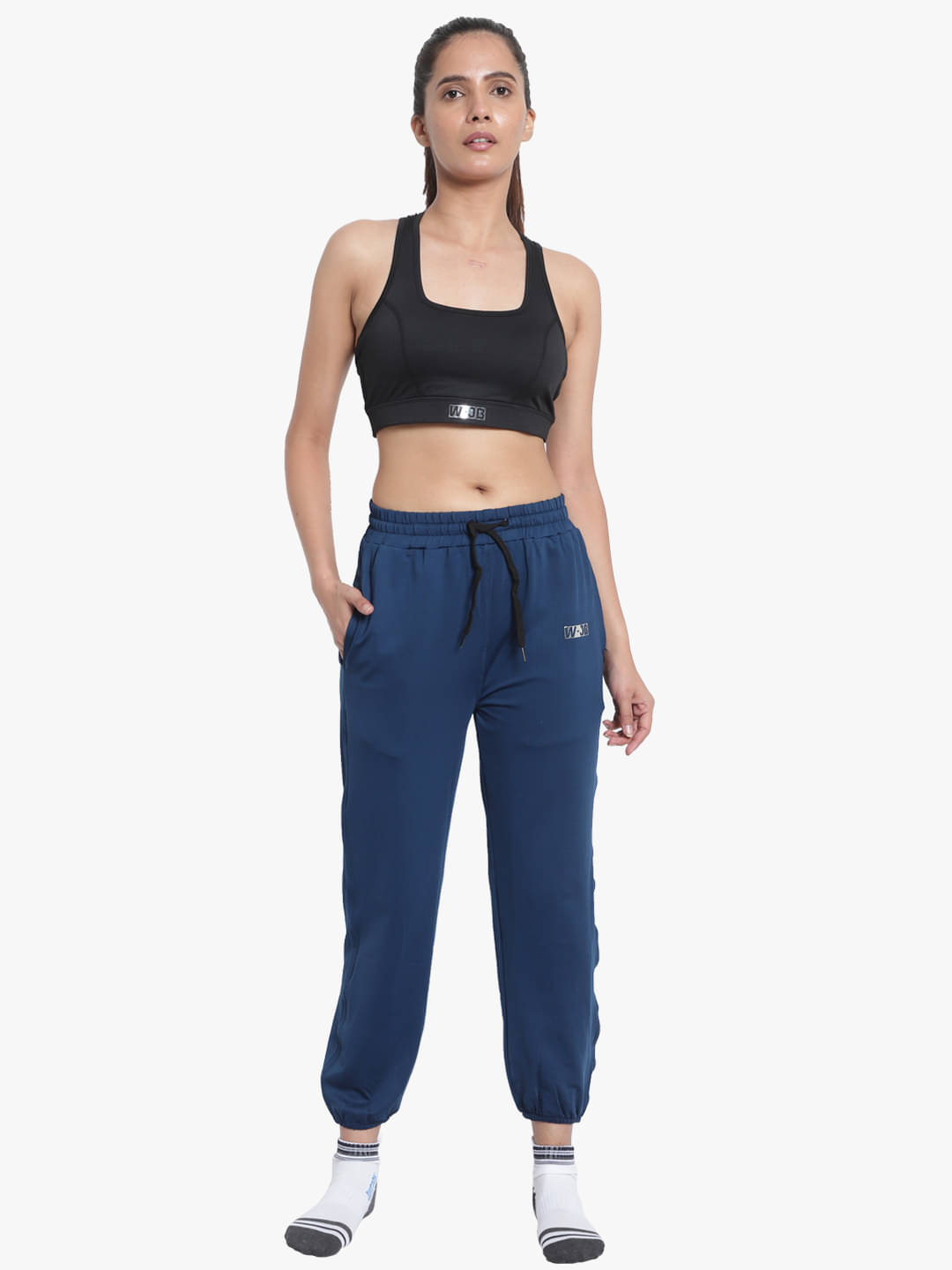     			Wearjukebox Navy Polyester Self Design Tracksuit - Pack of 1