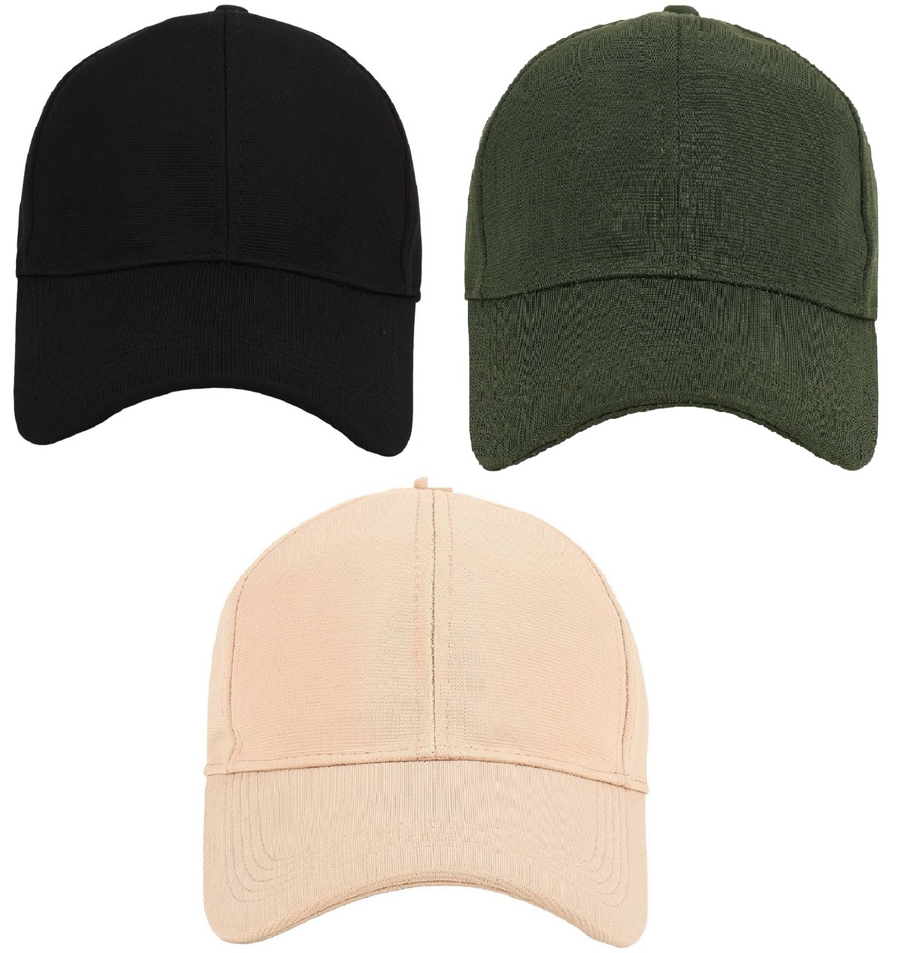     			Zacharias - Multi Color Cotton Blend Men's Cap ( Pack of 3 )