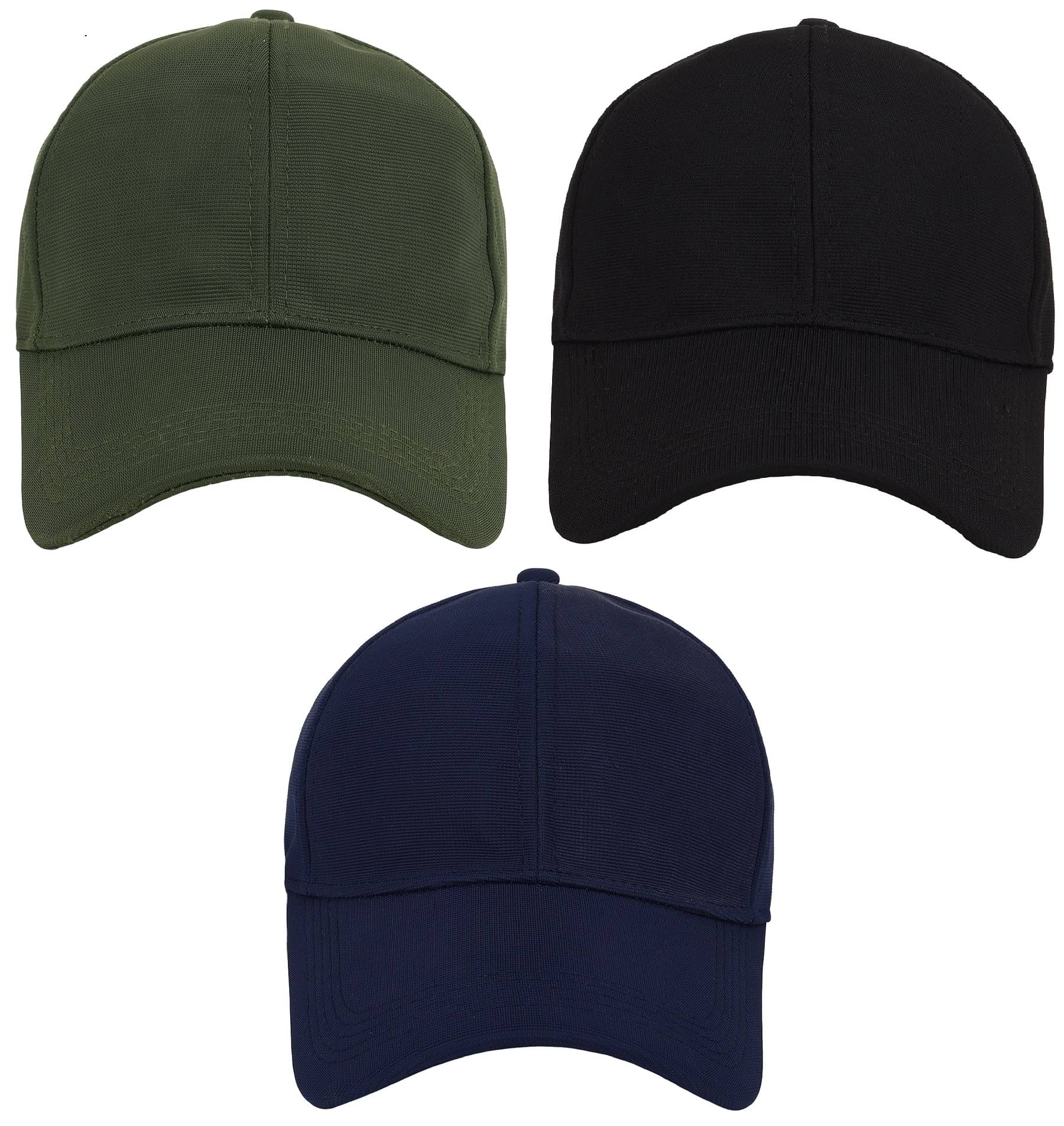     			Zacharias - Multi Color Cotton Blend Men's Cap ( Pack of 3 )