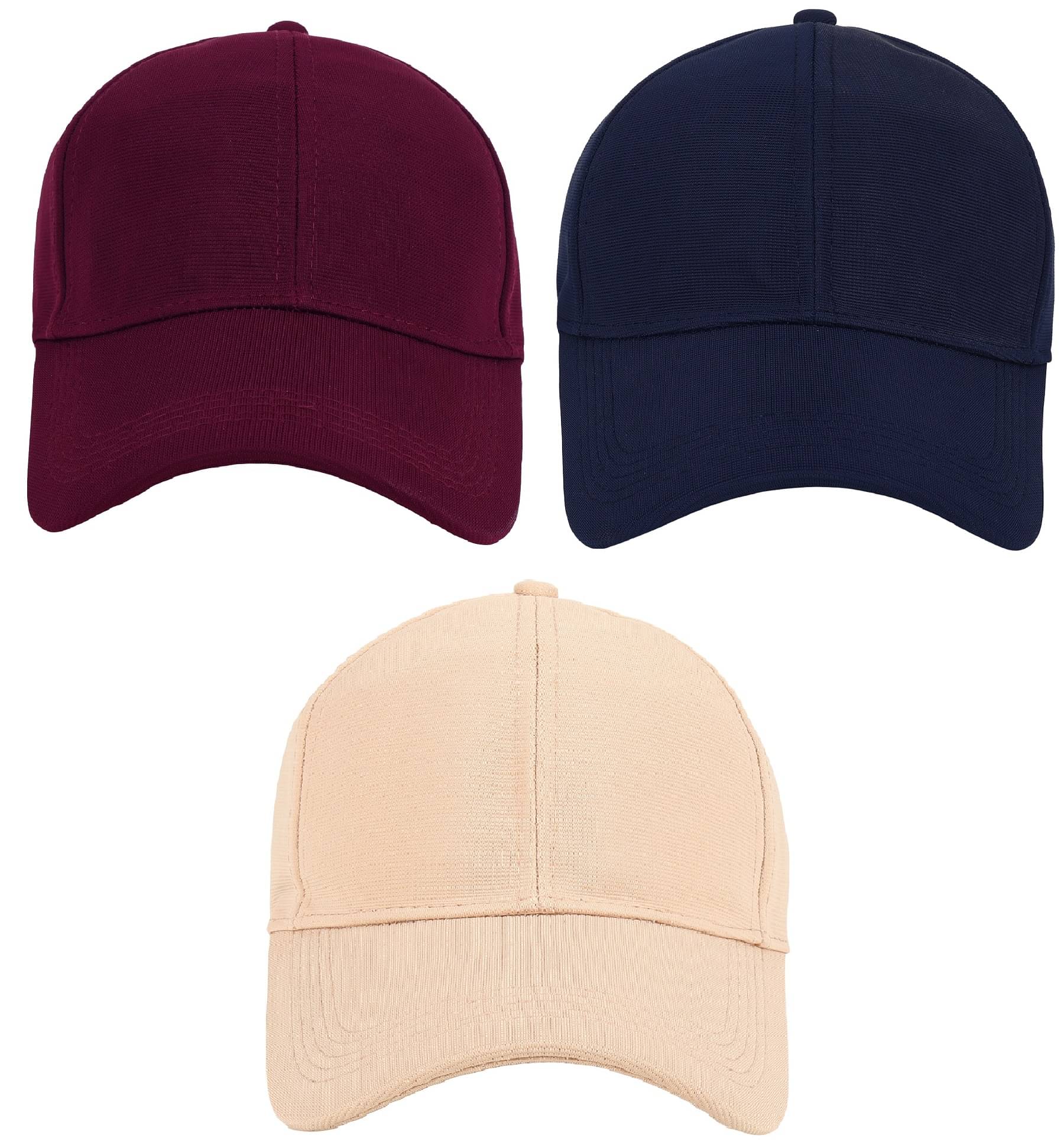     			Zacharias - Multi Color Cotton Blend Men's Cap ( Pack of 3 )