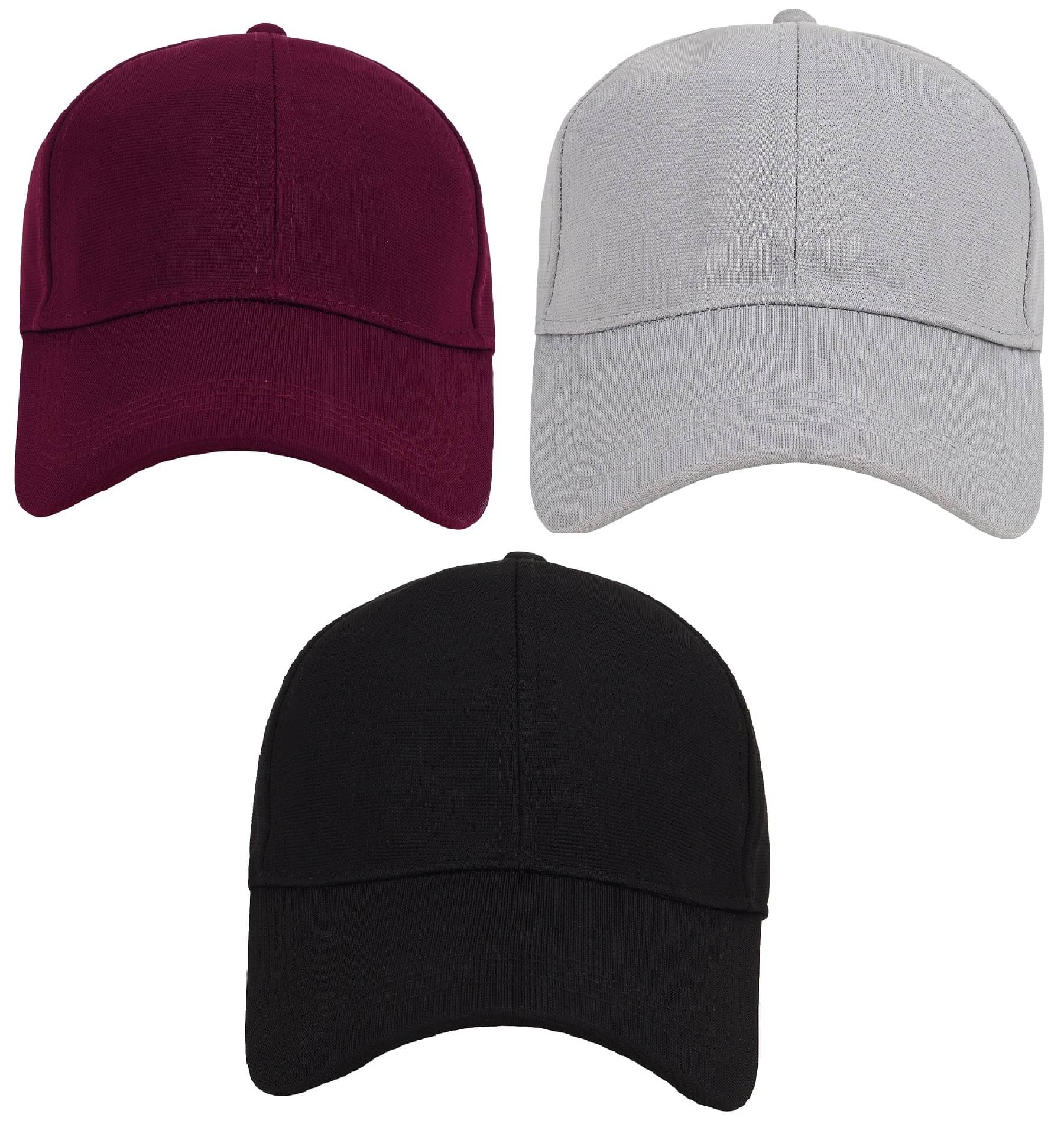     			Zacharias - Multi Color Cotton Blend Men's Cap ( Pack of 3 )