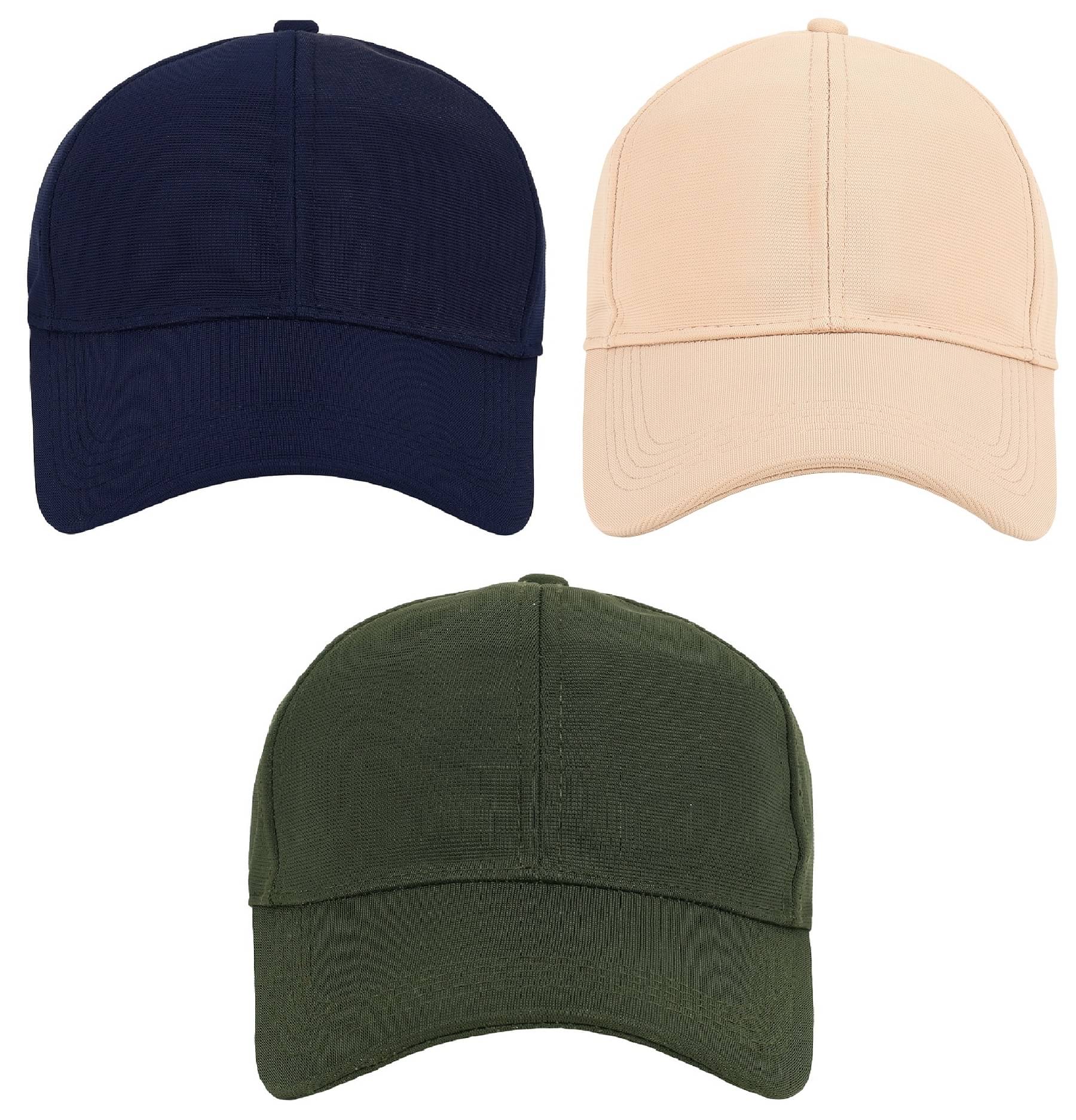     			Zacharias - Multi Color Cotton Blend Men's Cap ( Pack of 3 )