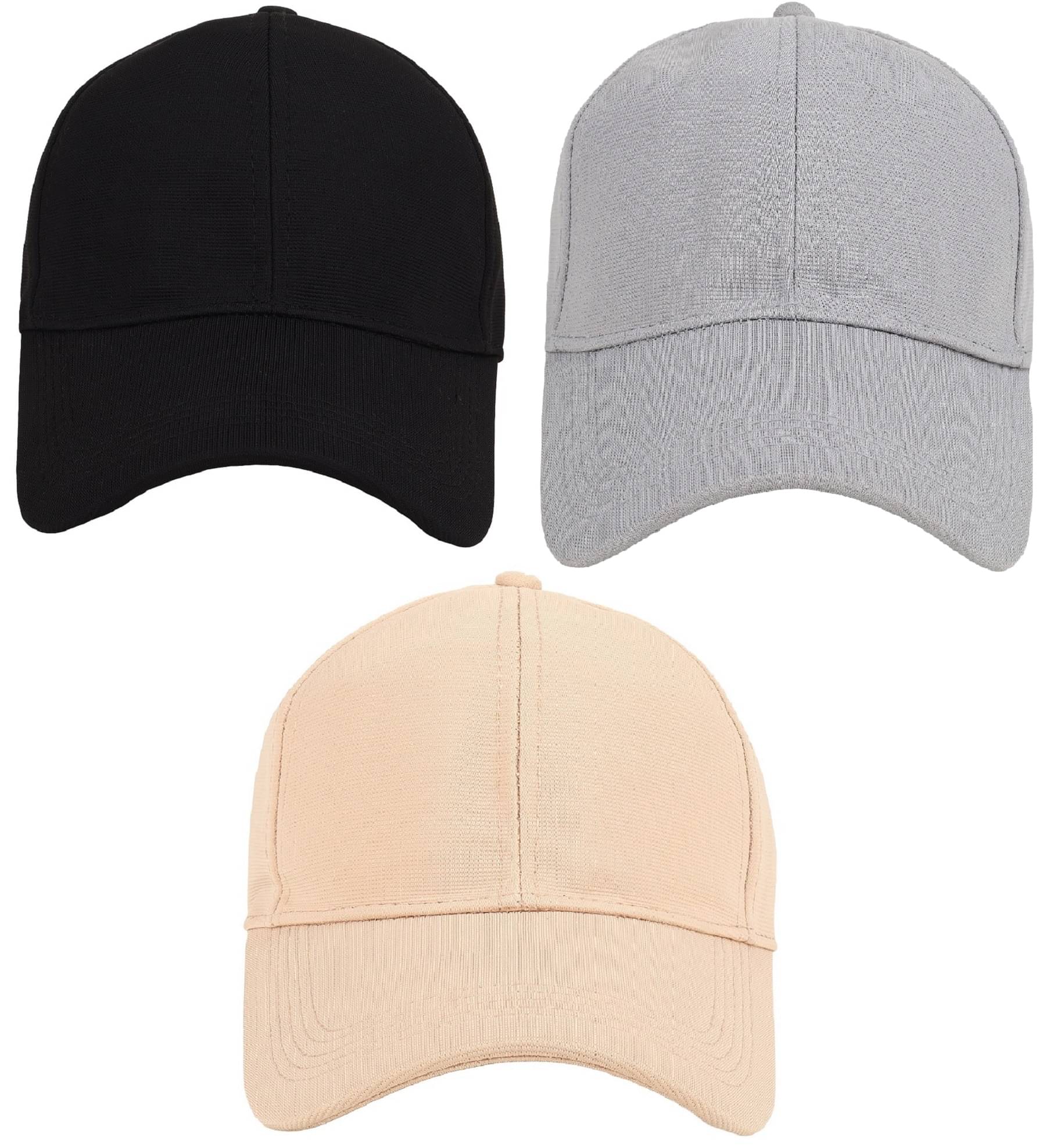     			Zacharias - Multi Color Cotton Blend Men's Cap ( Pack of 3 )