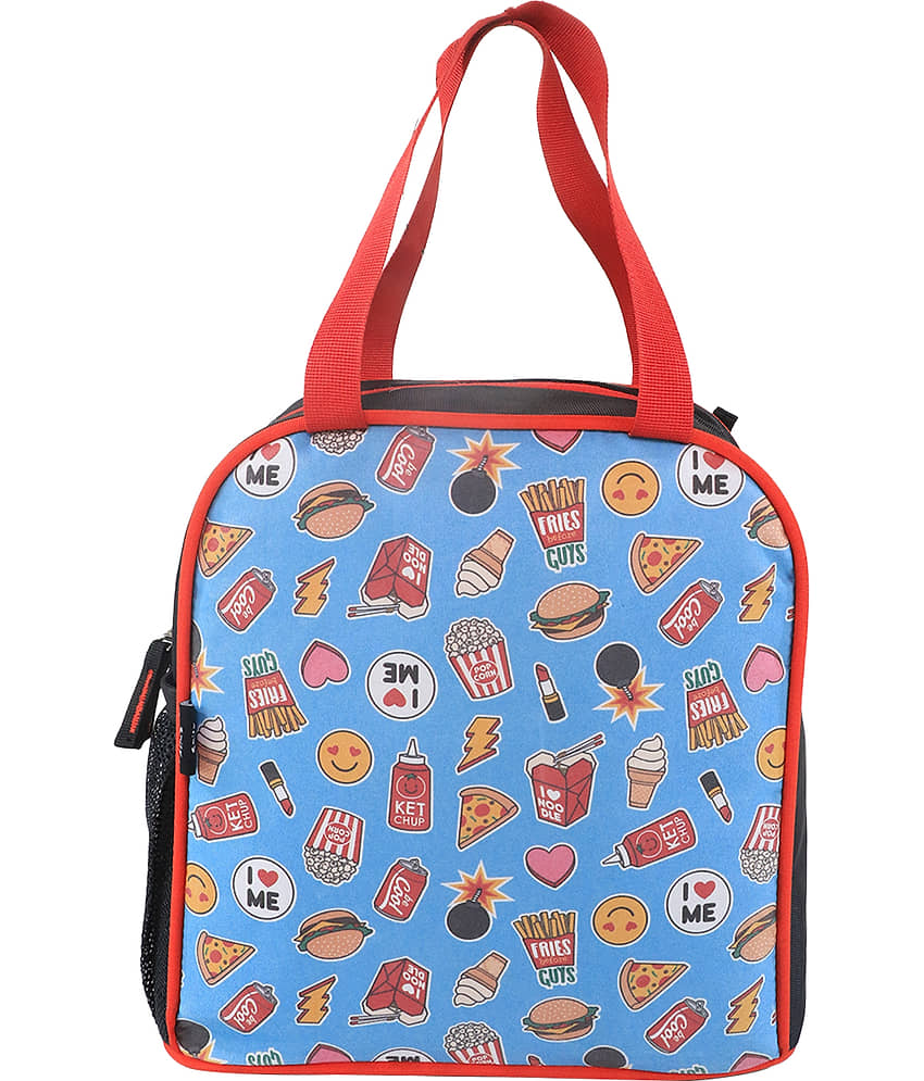 joy lunch bag- Fast Food Theme - Teal blue - Stationery | Buy online on ZillyBuy
