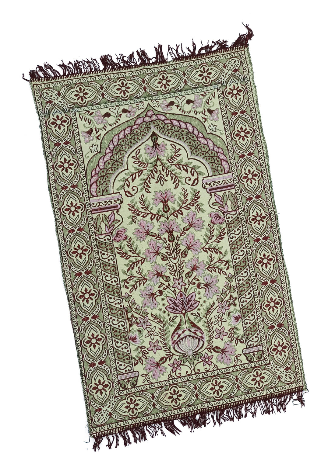     			ADIRNY Yellow Single Cotton Prayer Mat ( 110 X 70 cm )