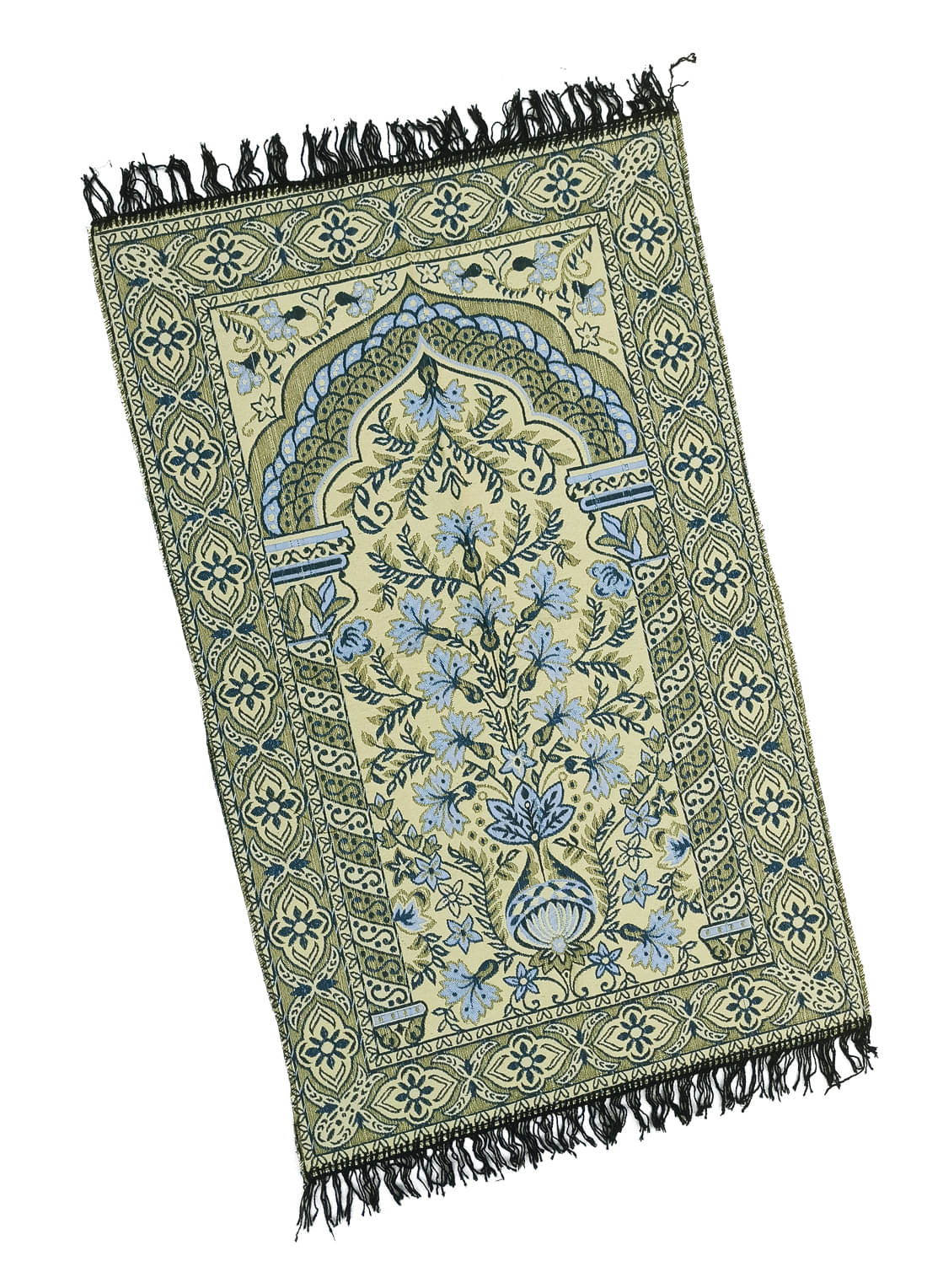     			ADIRNY Yellow Single Cotton Prayer Mat ( 110 X 70 cm )