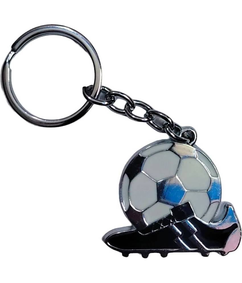 Americ Style - Silver Men's Regular Keychain ( Pack of 1 )