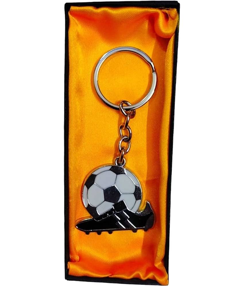 Americ Style - Silver Men's Regular Keychain ( Pack of 1 )