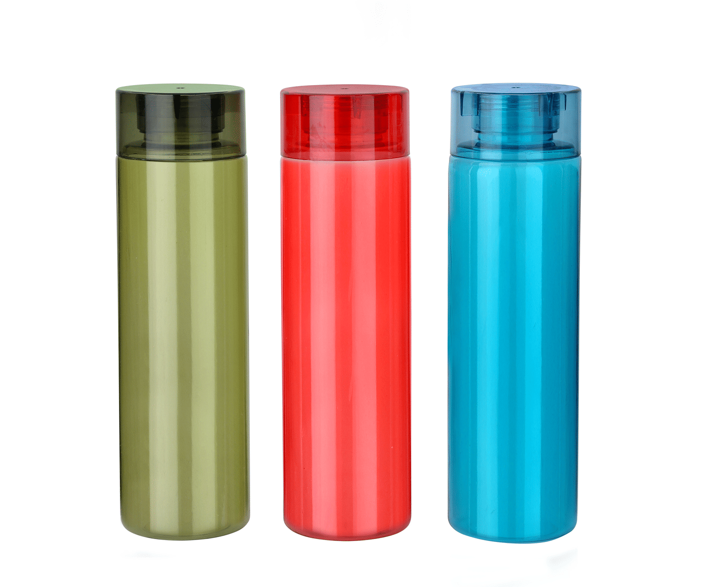     			Analog Kitchenware School/College/Office Multicolour PET Fridge Water Bottle 700 mL ( Set of 3 )