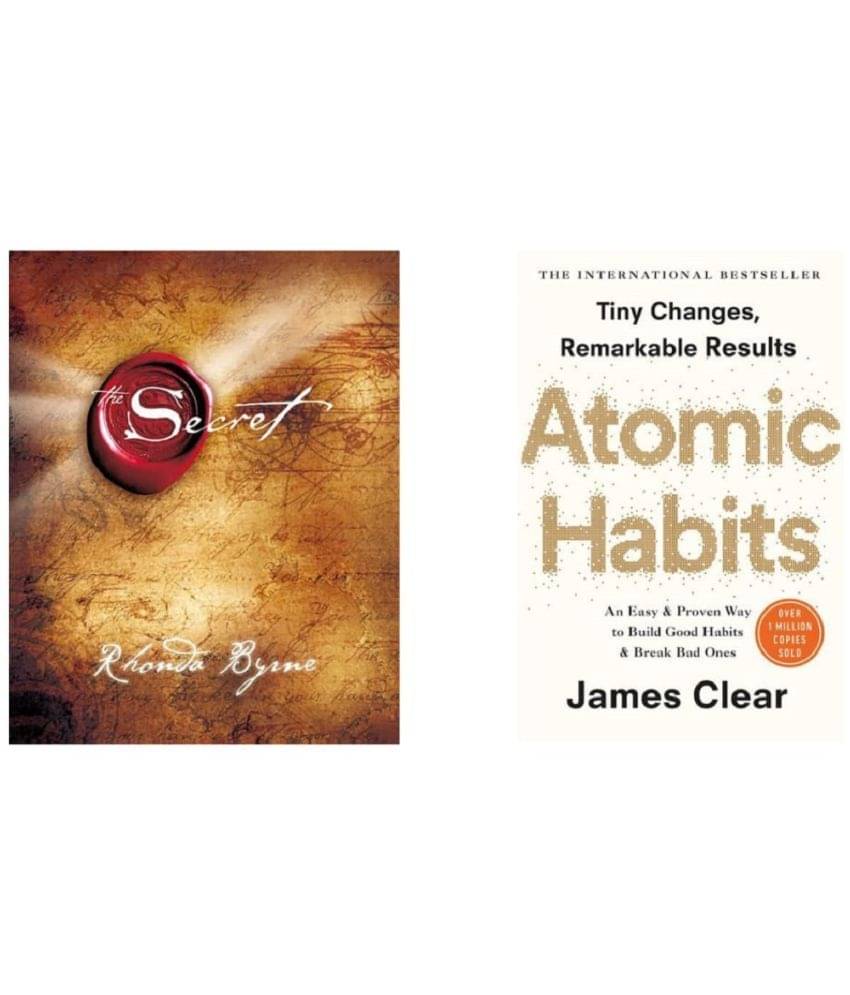 ( Combo Of 2 Pack ) The Secret & Atomic Habits Paperback by Rhonda Byrne & James Clear ( Combo Of 2 Pack ) The Secret & Atomic Habits Paperback by Rhonda Byrne & James Clear