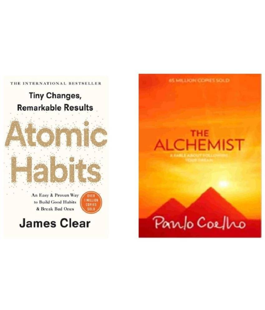 ( Combo Of 2 Pack ) The Alchemist & Atomic Habits Paperback , English Book By James Clear Paulo Coelho ( Combo Of 2 Pack ) The Alchemist & Atomic Habits Paperback , English Book By James Clear Paulo Coelho