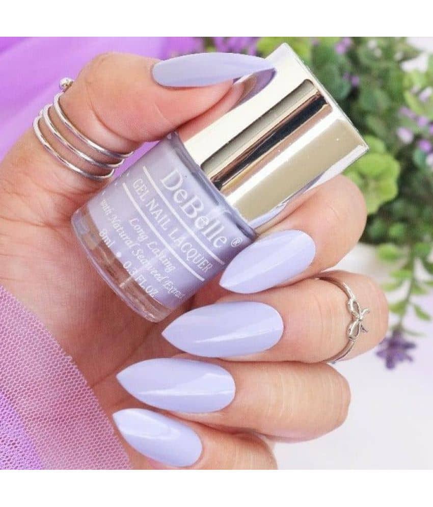 DeBelle Purple Glossy Nail Polish 8 ( Pack of 1 )