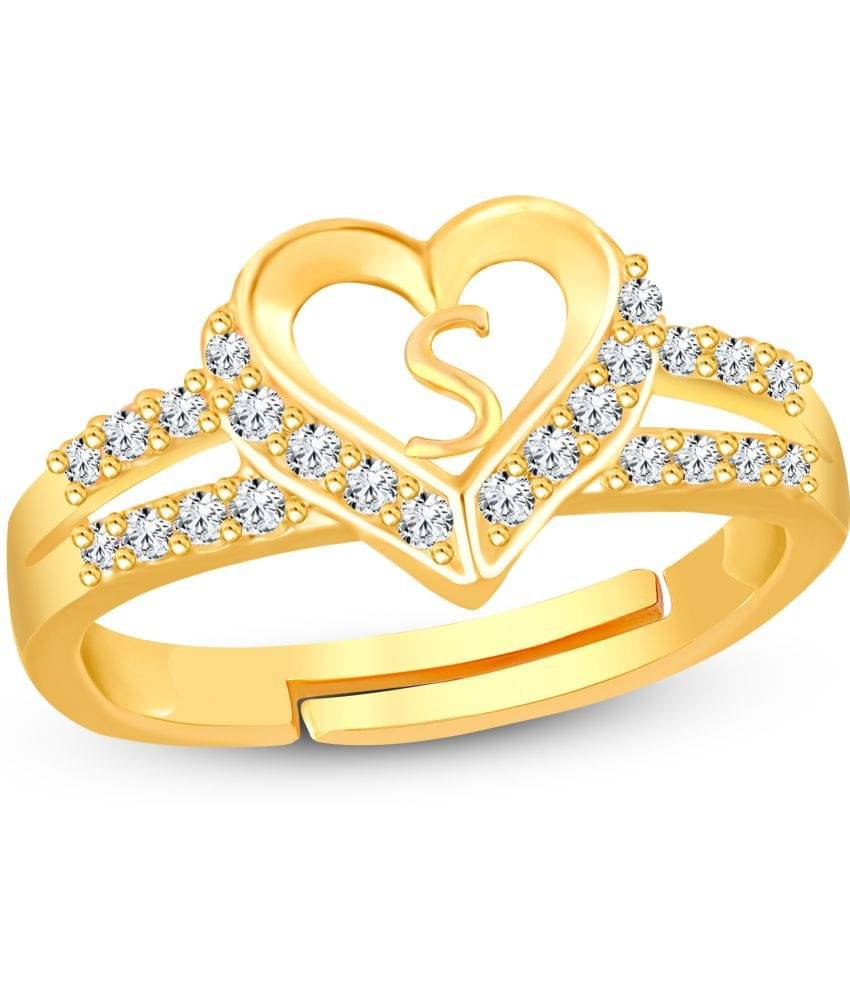     			HEER COLLECTION - Gold Rings ( Pack of 1 )
