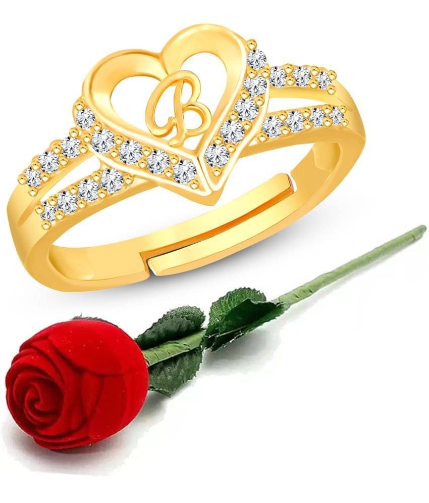    			HEER COLLECTION - Gold Rings ( Pack of 1 )