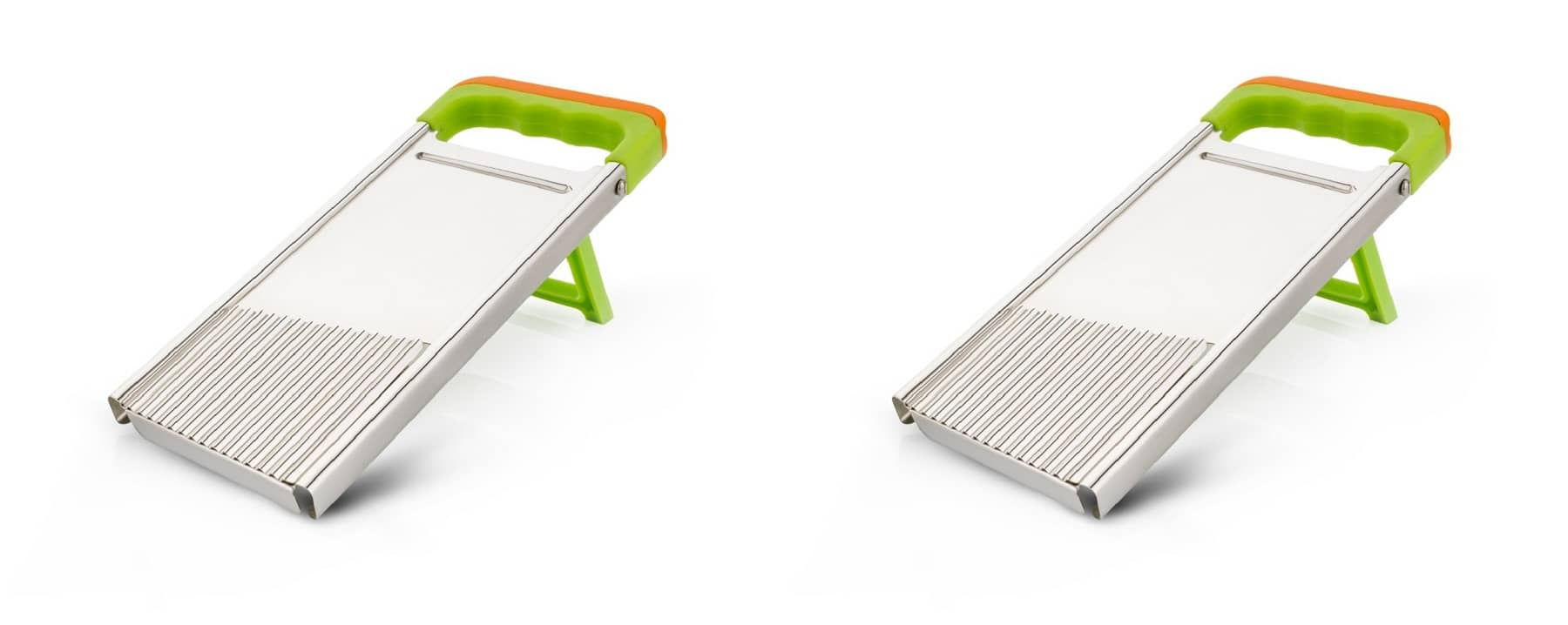 iview kitchenware - Stainless Steel Slicer,Dry Fruits Grater ( Pack of 2 ) - Green