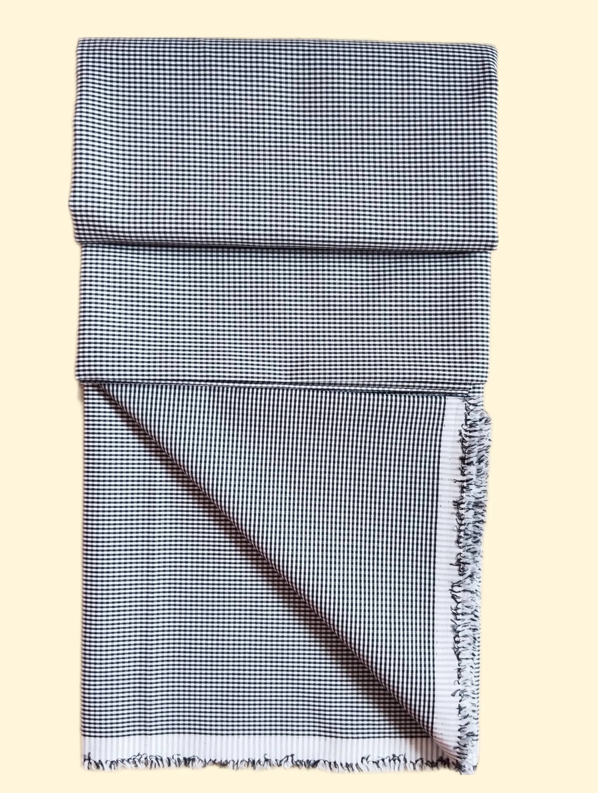 Makhanchor - Navy Cotton Men's Unstitched Shirt Piece ( Pack of 1 ) - Unstitched Fabrics | Buy online on ZillyBuy