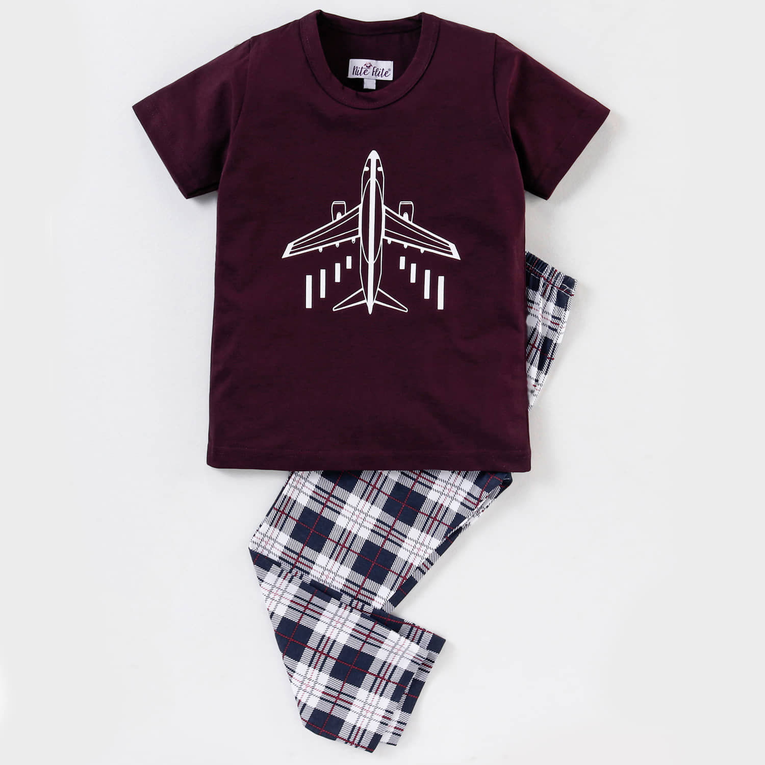 Nite Flite Pack of 1 Boys 100% Cotton Nightsuit Set ( Multi Color ) - Nightwear & Loungewear | Buy online on ZillyBuy