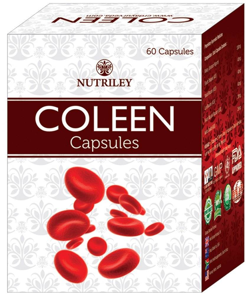 Nutriley Coleen Iron Supplement Capsules, Speciality Supplement, 60 Capsules Nutriley Coleen Iron Supplement Capsules, Speciality Supplement, 60 Capsules