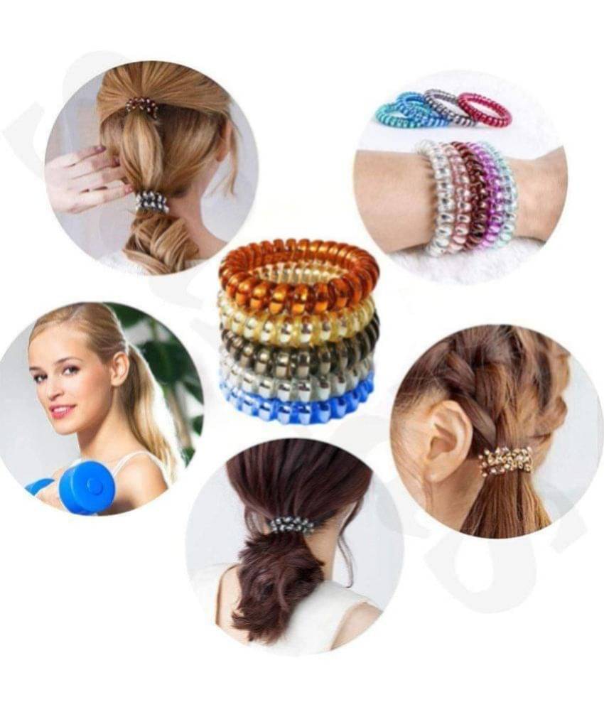     			SNOWPEARL - Multi Rubber Band ( Pack of 10 )