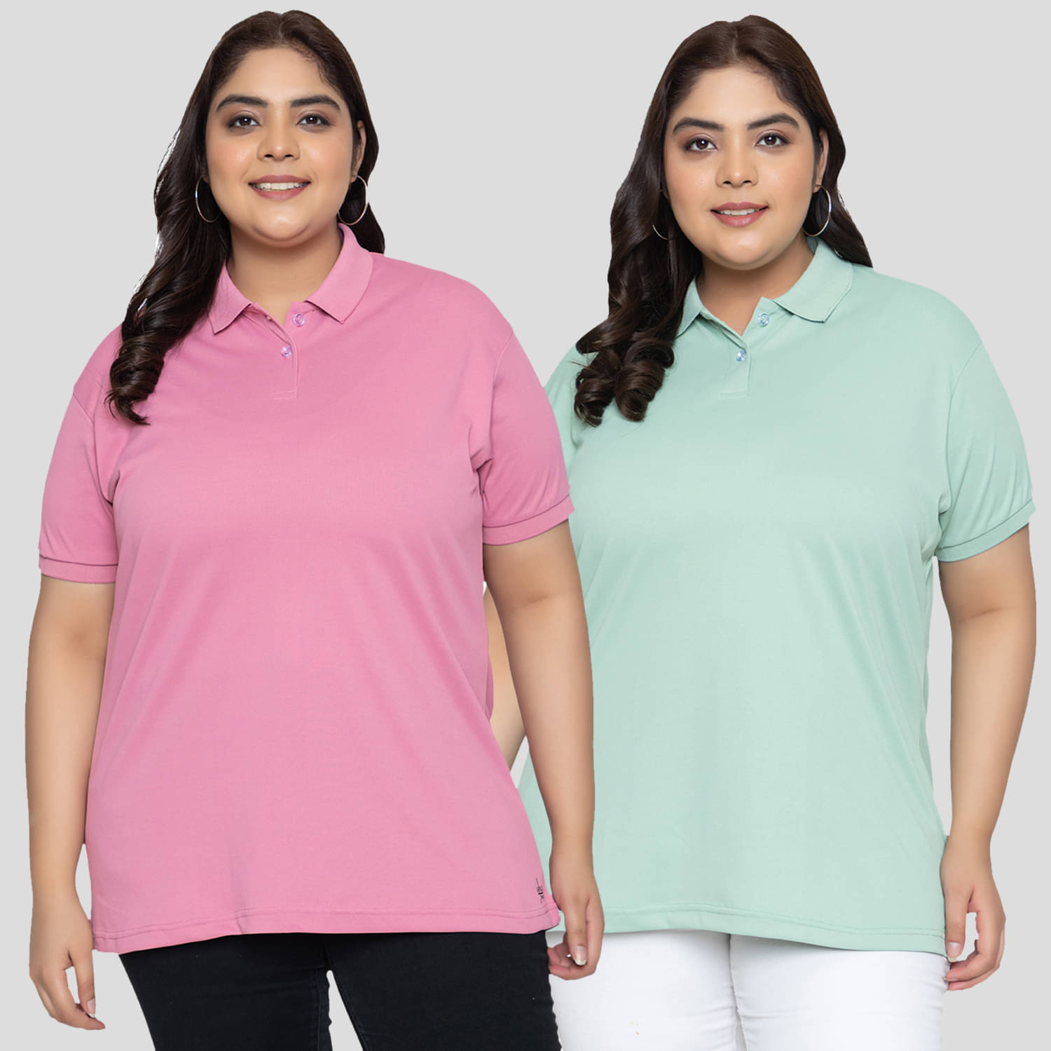 YHA Women Cotton Blend Solid Regular Fit Polo Collar T-Shirt ( Pink ) YHA Women Cotton Blend Solid Regular Fit Polo Collar T-Shirt ( Pink )
