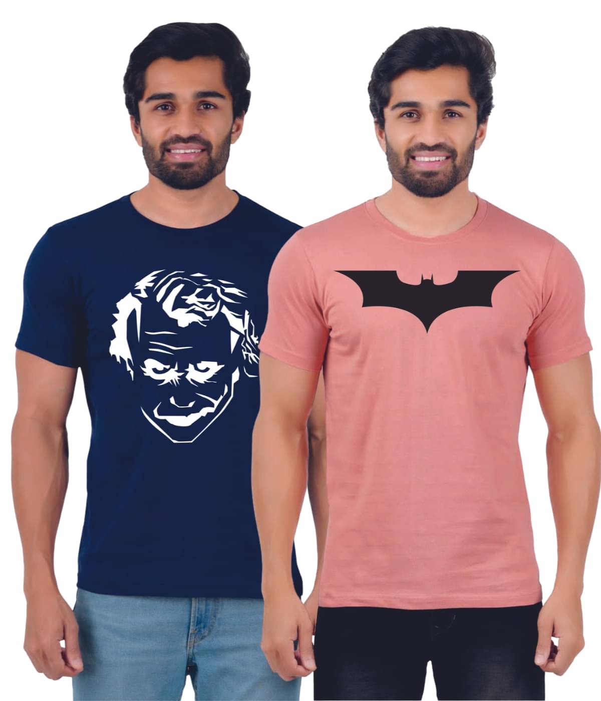 ferocious Pack of 2 Cotton Regular Fit Men's T-Shirt ( Navy ) ferocious Pack of 2 Cotton Regular Fit Men's T-Shirt ( Navy )