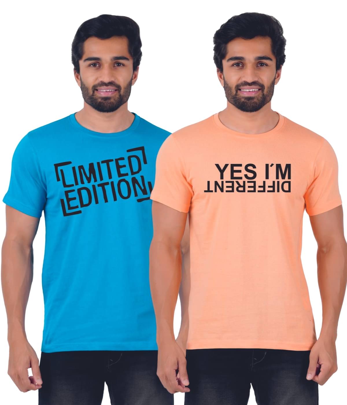 ferocious Pack of 2 Cotton Regular Fit Men's T-Shirt ( Teal Blue )     			ferocious Pack of 2 Cotton Regular Fit Men's T-Shirt ( Teal Blue )