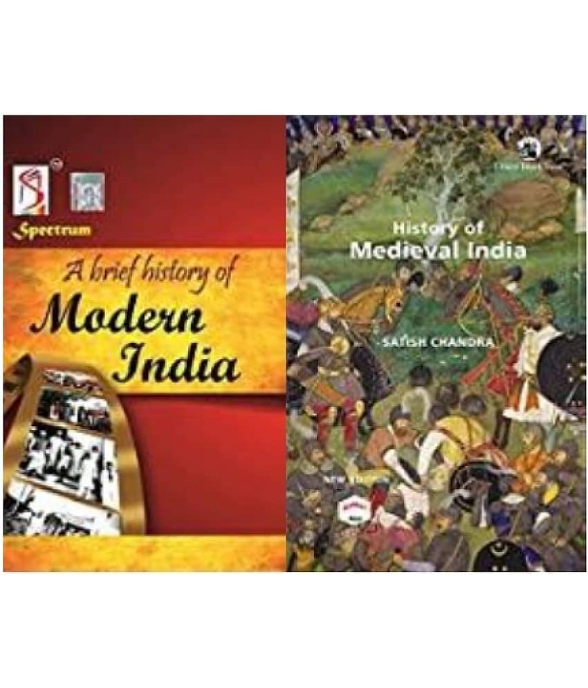 A Brief History of Modern India + History Of Medieval India - Stationery | Buy online on ZillyBuy