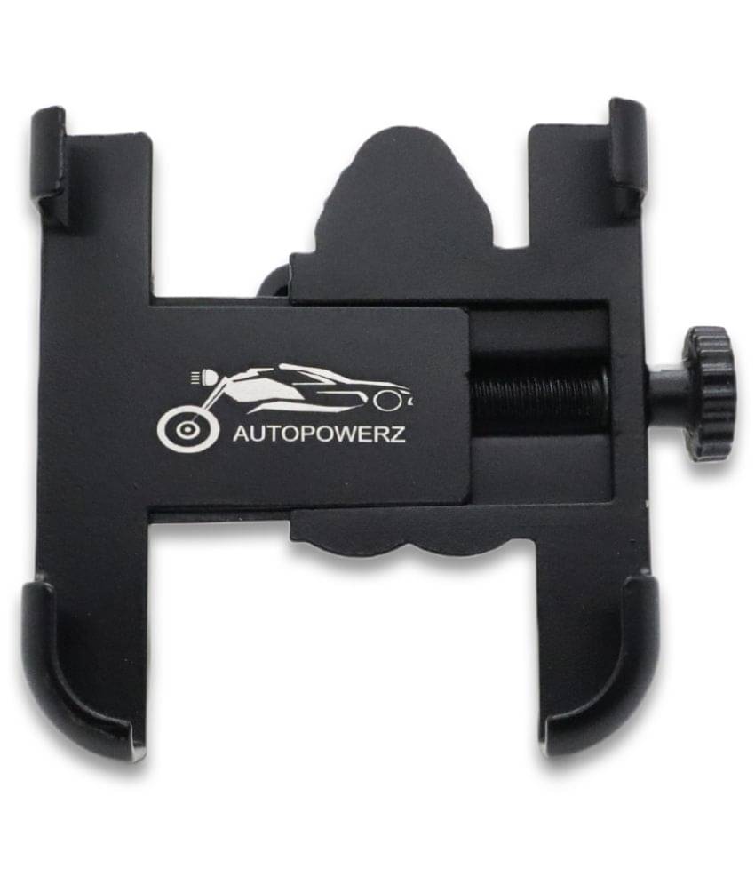     			AUTOPOWERZ Universal CNC, Motorcycle Handlebar Mount Holder Stand for 3.5-6.2 Inch Mobile, GPS, Action Camera, Anti-Slip Fixed Bracket Shockproof (Without USB)