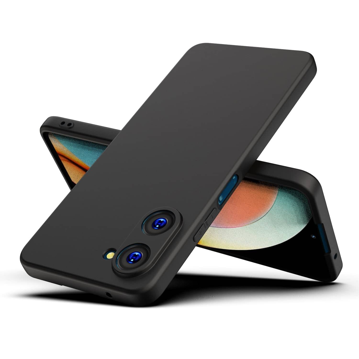 BEING STYLISH - Black Silicon Plain Cases Compatible For Realme 10 Pro 5G ( Pack of 1 )     			BEING STYLISH - Black Silicon Plain Cases Compatible For Realme 10 Pro 5G ( Pack of 1 )