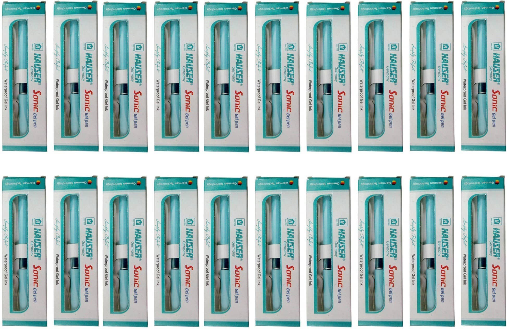 HAUSER GERMANY SONIC GEL PEN - PACK OF 20 Gel Pen (Pack of 20, Blue)