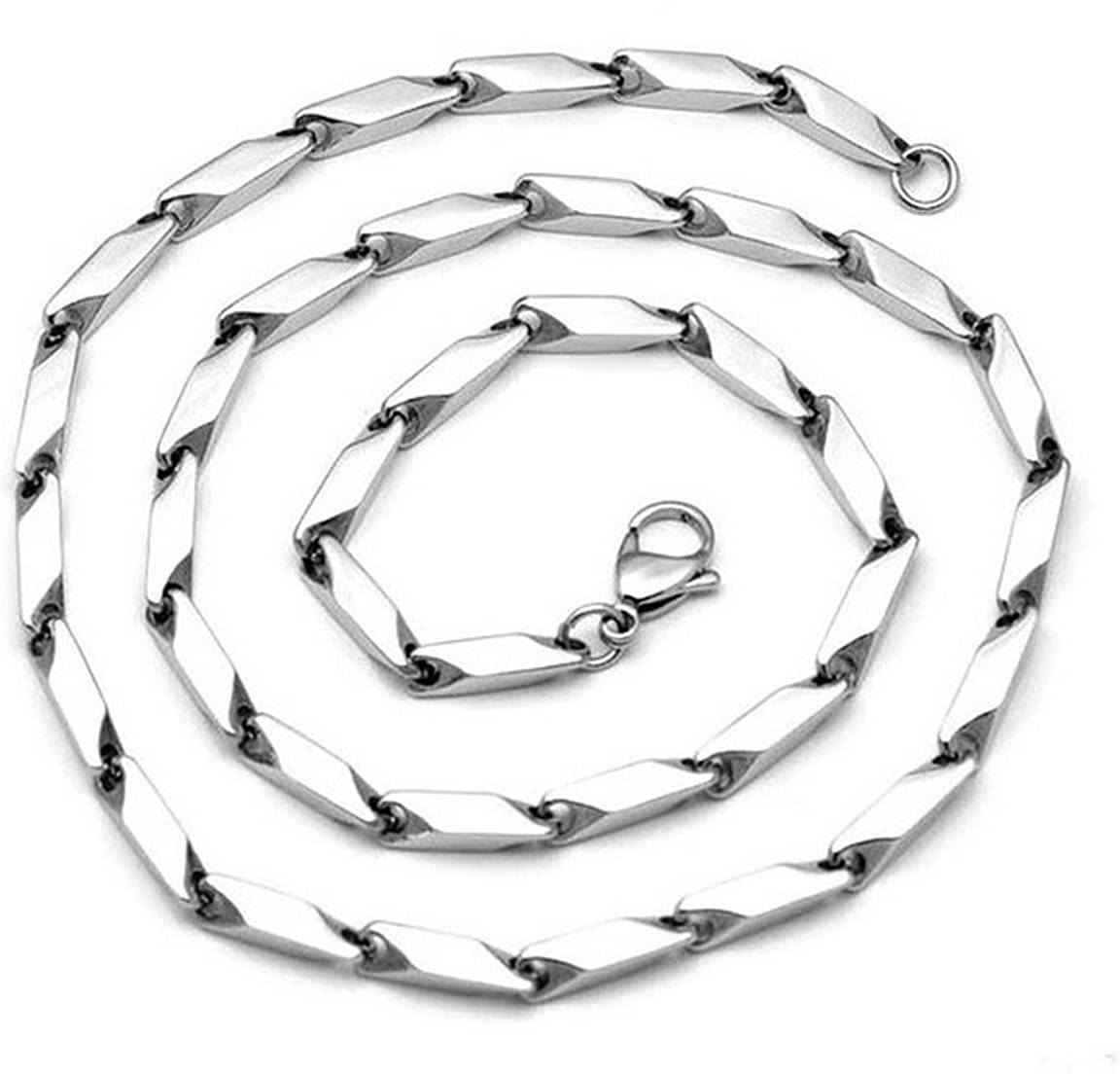 HEER COLLECTION Silver Plated Chain ( Set of 1 ) HEER COLLECTION Silver Plated Chain ( Set of 1 )