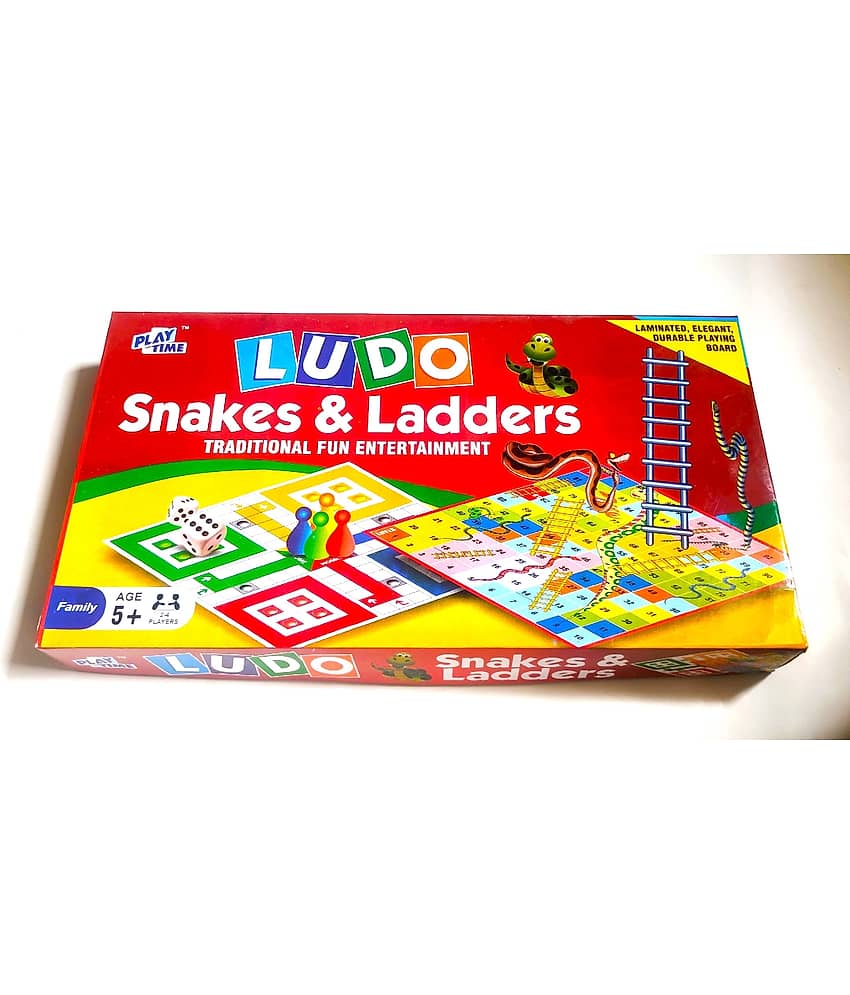 LUDO RED 2 IN 1 LUDO , SNAKES & LADDERS SMART KIDS FUN BOARD GAME - Toys and Games | Buy online on ZillyBuy