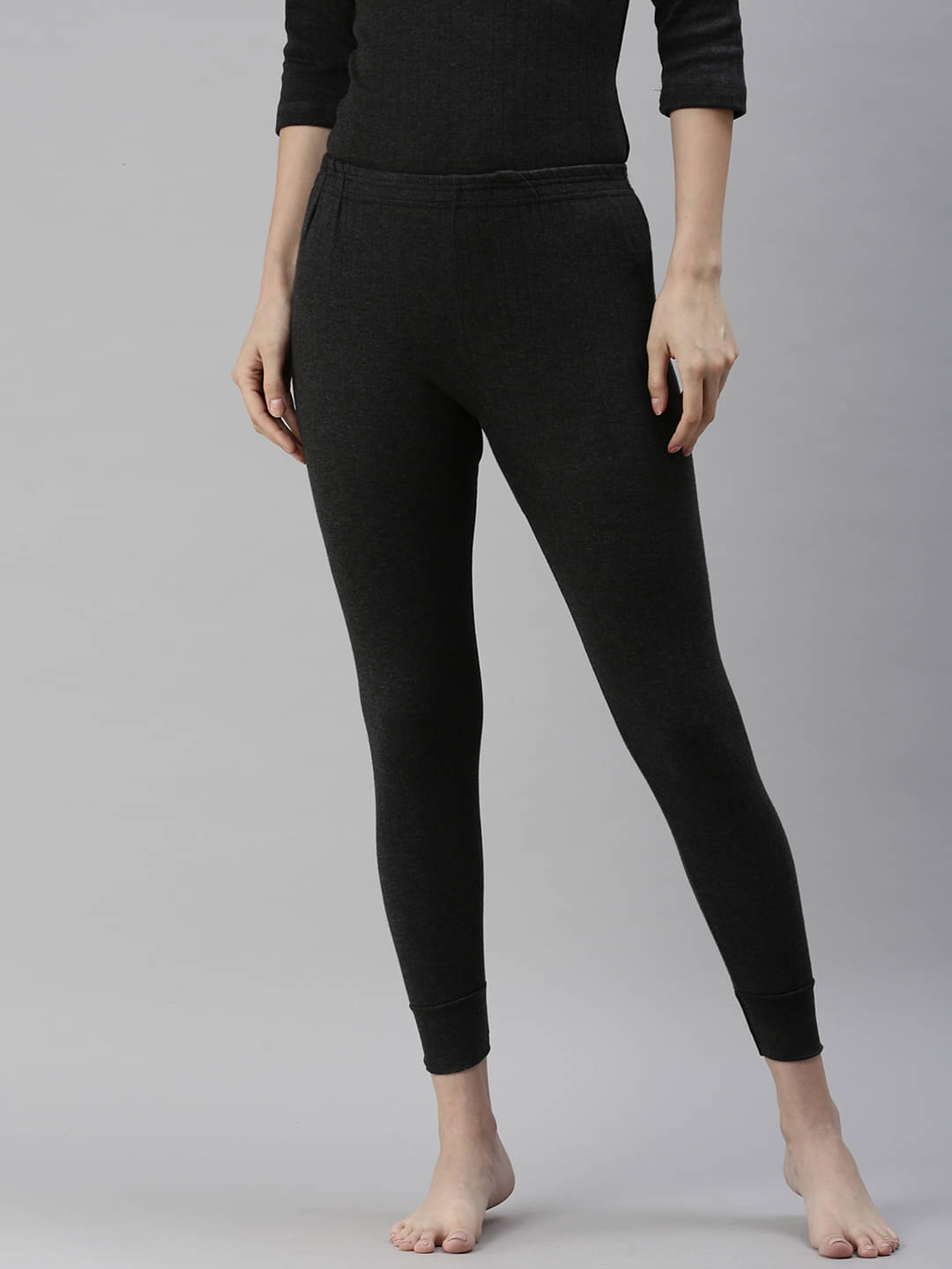 LUX PARKER Cotton Blend Thermal Bottoms - Black Pack of 1 LUX PARKER Cotton Blend Thermal Bottoms - Black Pack of 1