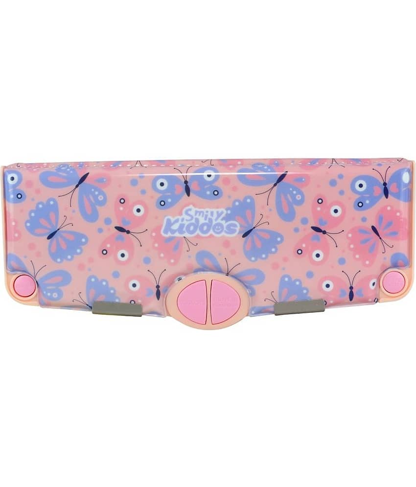 Multi Functional Pop Out Pencil Box for Kids Stationery for Children - Butterfly Theme - Peach - Stationery | Buy online on ZillyBuy