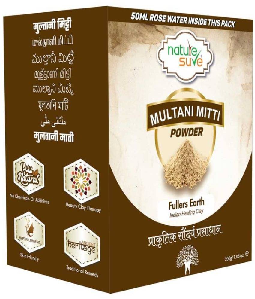 Nature Sure Multani Mitti Powder with Rose Water Powder 2 gm Pack Of 1 Nature Sure Multani Mitti Powder with Rose Water Powder 2 gm Pack Of 1