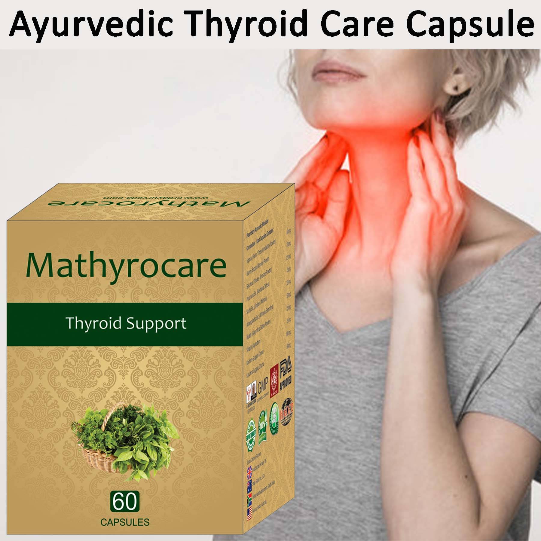     			Nutriley, Thyroid Control Capsules, Thyroid Hormone Balance Capsule, Thyrocare Capsule, 60 caps