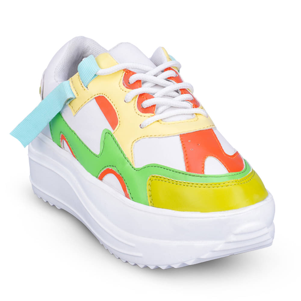     			RapidBox - Green Women's Sneakers