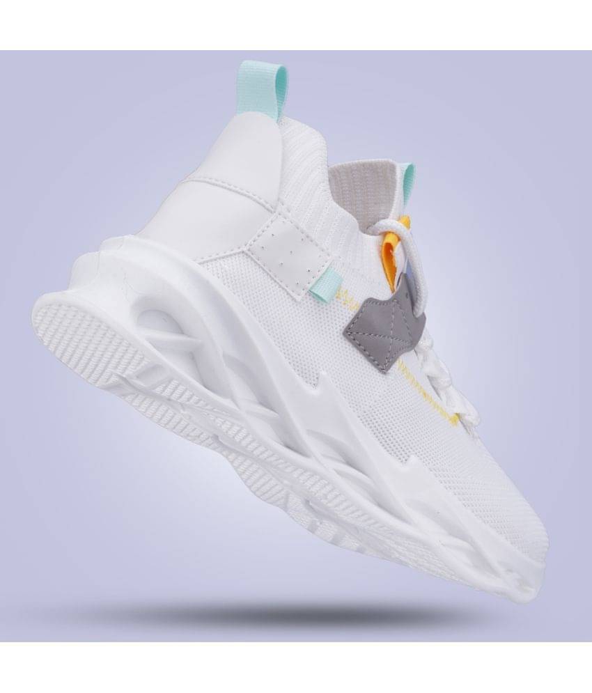     			RapidBox White Men's Lifestyle Shoes