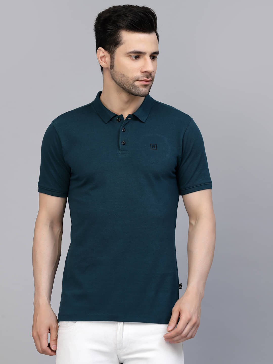 Rigo Pack of 1 Cotton Slim Fit Solid Half Sleeves Men's Polo T Shirt ( Wine )