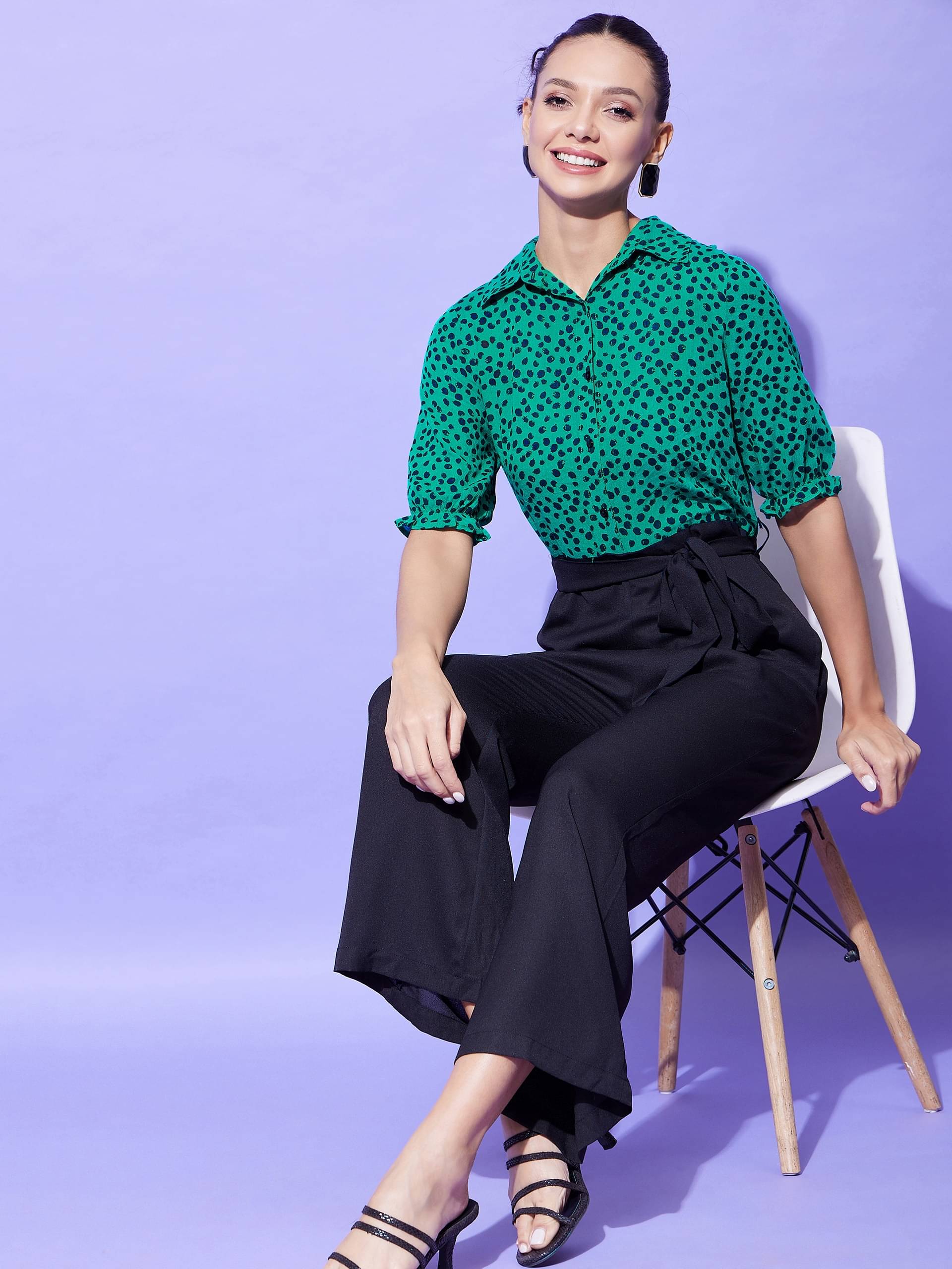 StyleStone - Green Polyester Regular Fit Women's Jumpsuit ( Pack of 1 )     			StyleStone - Green Polyester Regular Fit Women's Jumpsuit ( Pack of 1 )