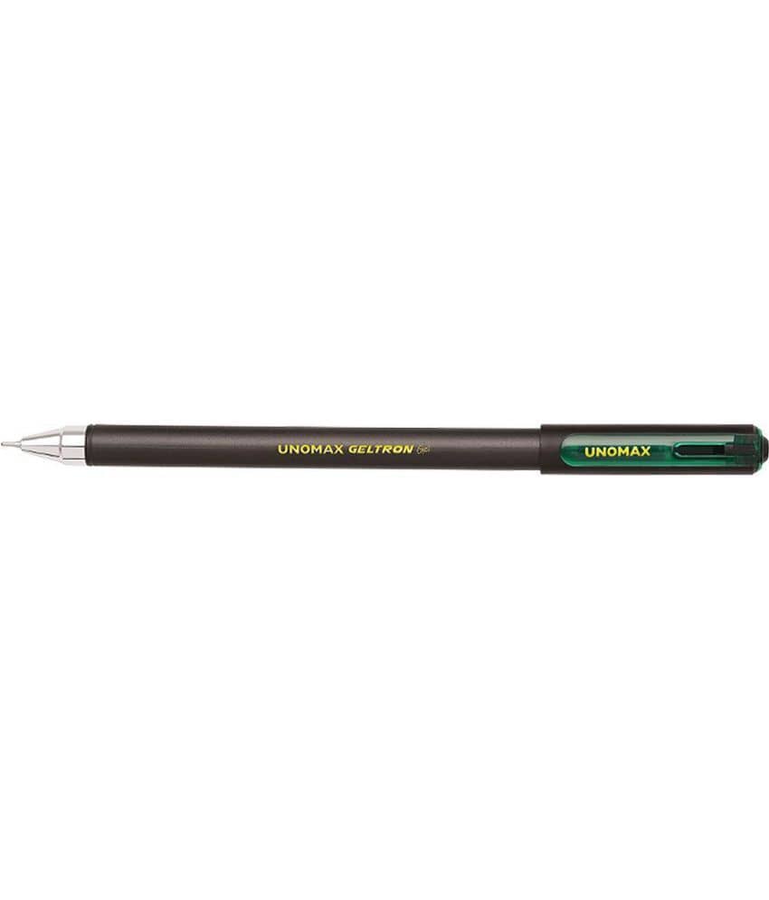 UNOMAX Geltron Gel Pen Green Gel Pen (Pack of 30, Green)